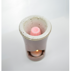 Brûle-parfum Rose Vintage avec galet de cire